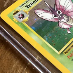 Venomoth Jungle Holo Rare 13/64 English Unlimited Pokemon TCG 1999 - Image 2