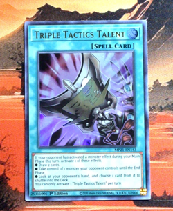 YuGiOh! Triple Tactics Talent MP21-EN143 1st Edition NM QCSR - Image 1