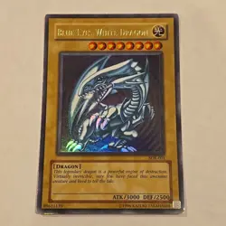 Yu-Gi-Oh! TCG Blue-Eyes White Dragon Kaiba SDK-001 Unlimited Ultra Rare MP - Image 1