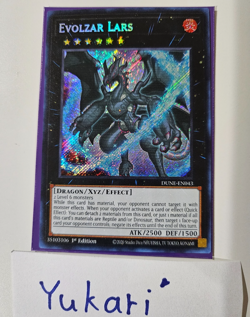 Evolzar Lars (Secret rare) DUNE-EN043 1st Edition Yugioh TCG mint - Image 1