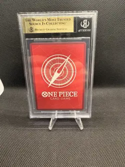 Monkey.D.Luffy OP11-040 A Fist of Divine Speed Alternate Art BGS Pristine 10 - Image 2