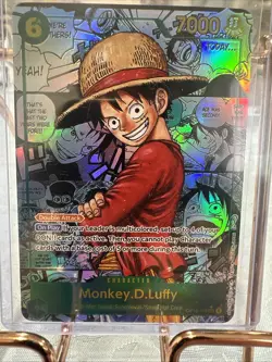 Monkey.D.Luffy (118) (Super Alternate Art) OP13-118 Carrying On His Will Manga - Image 2