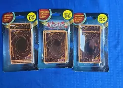 LOT of 3 YuGiOh Blister Packs (10 + 1 Rare Each) DG Exclusive SEALED anime NEW - - Image 2