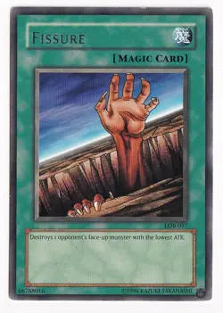 Fissure - LOB-057 Rare - YuGiOh-LP - Image 1
