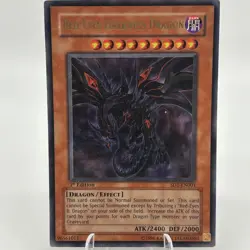Red-Eyes Darkness Dragon SD1-EN001 1st Edition Ultra Rare Gold Lettering - Image 1