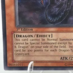 Red-Eyes Darkness Dragon SD1-EN001 1st Edition Ultra Rare Gold Lettering - Image 4