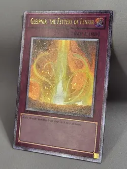 YuGiOh TCG Gleipnir, the Fetters of Fenrir STOR-EN073 Ultimate Rare 1st Ed NM - Image 2