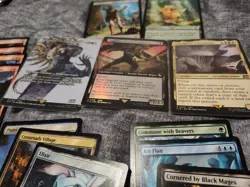 19 card Magic Final Fantasy Bundle Lot, Ext Art, Rares, Foil, Tokens, Land + Reg - Image 4