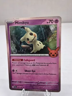 Mimikyu - (Cosmos Holo) 037/091 Trick or Trade Pokemon 2024 Holo - Pokemon card - Image 1