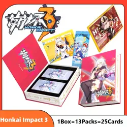 Honkai Impact 3 Booster Box 13 Pack Trading Card HOLO Anime Waifu TCG Sealed NEW - Image 2