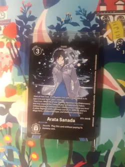 Digimon Card Game Arata Sanada BT5-090 R Box Topper | Battle of Omni NM - Image 1