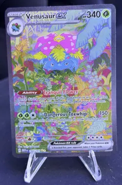 Pokemon TCG Venusaur EX Card 198/165 SV Sir Scarlet & Violet 151 Clean NM/M - Image 2