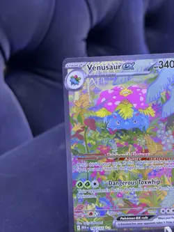 Pokemon TCG Venusaur EX Card 198/165 SV Sir Scarlet & Violet 151 Clean NM/M - Image 3
