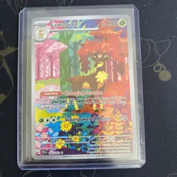Pokemon TCG Sawsbuck Temporal Forces Illustration Card 166/162 - Image 1