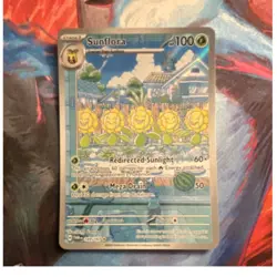 Pokemon Sunflora 169/167 Sv06 Twilight Masquerade Illustration Rare Holo EN - Image 1