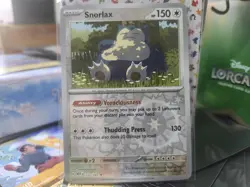 Pokemon TCG Snorlax Uncommon SV: Scarlet & Violet 151 Reverse-Holo NM - Image 1