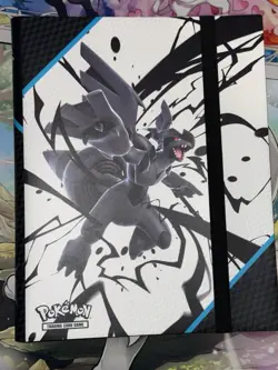 Pokemon Black Bolt Binder 9-Pocket 396 Card Album Zekrom Art TCG - BINDER ONLY - Image 1