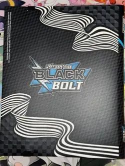 Pokemon Black Bolt Binder 9-Pocket 396 Card Album Zekrom Art TCG - BINDER ONLY - Image 2