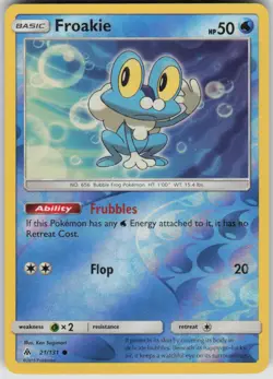 Pokemon Froakie Reverse Holo SM - Forbidden Light 21/131 NM - Image 1