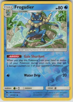 Pokemon Frogadier Uncommon SM - Forbidden Light 23/131 LP - Image 1