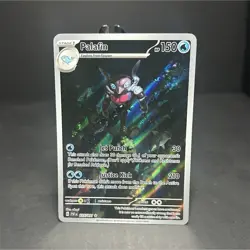 Palafin Holo Rare 150 HP SV: Paldean Fates 225/091 Stage 1 Pokemon TCG English - Image 1