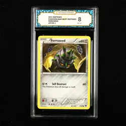 TQG 8 NM-MT 2012 Pokemon ENG Ferroseed #77/99 C - Image 1