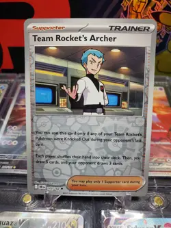 Team Rocket's Archer 170/182 Uncommon Reverse Holo Pokemon TCG Destined Rivals - Image 1