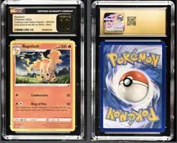 Rapidash 005/034 CGC Pristine 10 English Pokemon Holo Charizard & Ho-OH Ex Deck - Image 1