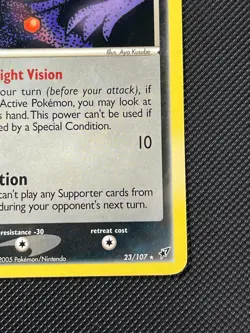 Pokemon Sableye 23/107 Deoxys Rare NM - Image 4