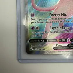 Pokemon TCG Mew V Fusion Strike 250/264 Ultra Rare Full Art Holo NEAR MINT - Image 4