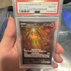 Pokemon TCG 2023 SV02 Paldea Evolved Chi-Yu ex 259/193 SIR Holo PSA 10 - Image 1