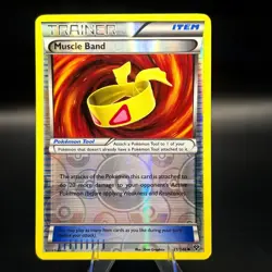 POKEMON MUSCLE BAND 121/146 REVERSE HOLO XY MODERATELY PLAYED - Image 1