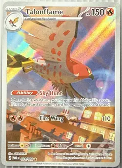 Pokemon TCG Talonflame #91/88 Illustration Rare Holo 2026 Perfect Order NM - Image 1
