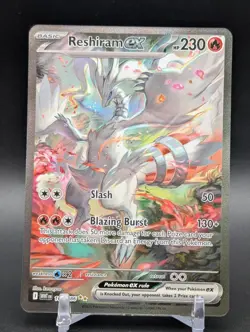 Reshiram Ex 166/086 Sir Sv Black Bolt White Flare NM - Image 1
