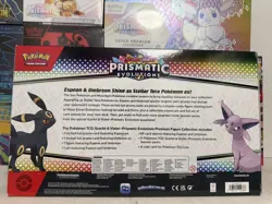 Pokemon TCG Prismatic Evolutions Premium Figure Collection Box New Sealed - Image 2