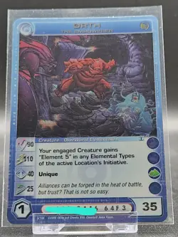 Chaotic Card : Orth The Empowerer Forged Unity Rare Creature - Image 1