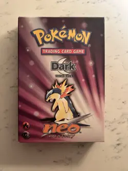 Pokemon Neo Destiny - Dark Theme Deck - Vintage TCG WOTC - OPEN BOX - See Descrp - Image 1