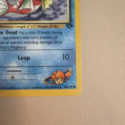 Misty's Magikarp - 88/132 Gym Challenge - Pokemon TCG - 2000 - LP - Image 3