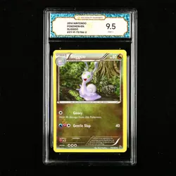 TQG 9.5 Mint+ 2014 Pokemon ENG Sliggoo #XY-FL 73/106 U - Image 1