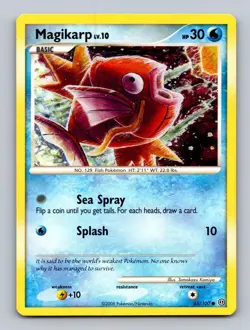 Magikarp 65/100 Common Stormfront Pokemon Near Mint - Image 1