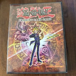 Yu-Gi-Oh Vintage Collection Binder Trading Game Card Sleeves Book 1996 with Card - Image 1