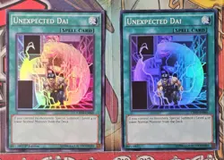 Yu-Gi-Oh! TCG 2x Unexpected Dai CROS-EN065 1st Edition Super Rare - Image 2