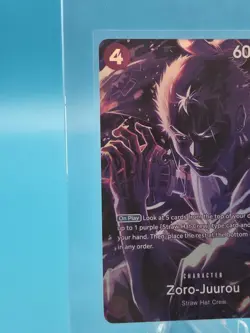 2025 ONE PIECE ST18-004 ZORO JUUROU OP12 LEGACY OF THE MASTER SR - Image 2