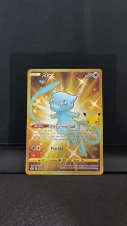 Mew 025/025 Celebrations Secret Rare Pokemon Card - Image 1