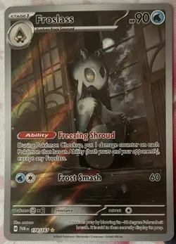 Pokemon TCG Froslass Illustration Rare Card Twilight Masquerade 174/167 - Image 1