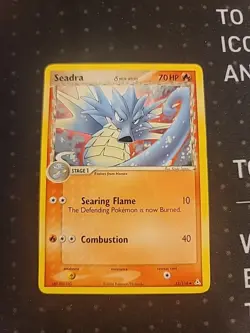 Pokemon TCG Card 2006 EX Holon Phantoms - Seadra 52/110 - Image 1