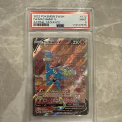 PSA 9 Machamp V Alt Art SWSH Astral Radiance 172/189 Pokemon Card - Image 1