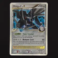 Pokemon TCG Card Dialga G LV.X 122/127 Platinum Ultra Rare Holo - LP+ - Image 1