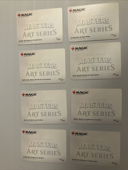 MTG Lot of 68 ART SERIES Cards- from CMM set -NO DOUBLES- 16 Gold Signatures - Image 4