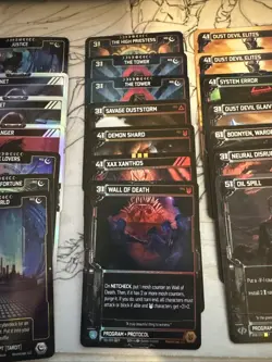 42 Card Neuroscape Kickstarter TCG Foil Rare Alt Art Starter Collection Lot - Image 3